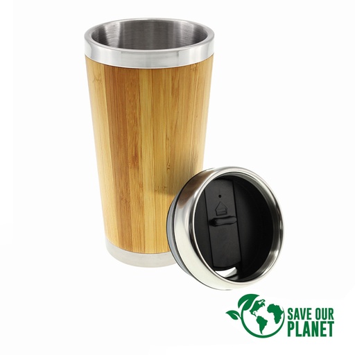 [B61-11] Mug De Bamboo 450CC -[B61]d
