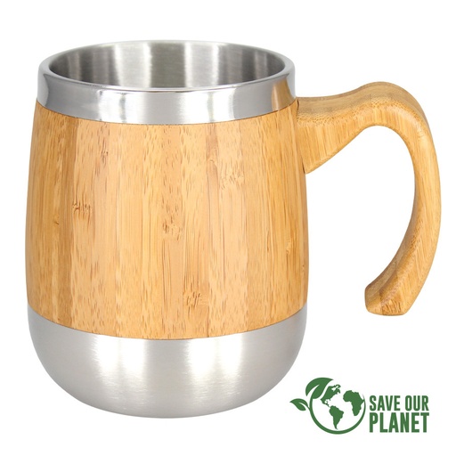 [B62-11] Tazón Cervecero De Bamboo 450CC -[B62]d
