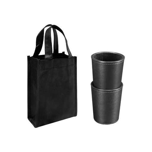 [J11] Set De 2 Cachos De PU Negro -[J11]d