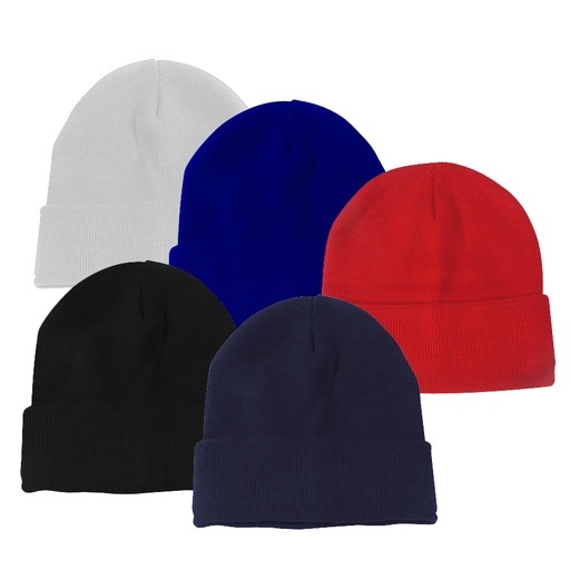Gorro De Lana Con Doblez -[G12]d
