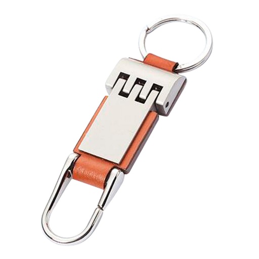 [K11-00] Llavero De Metal Eco-Cuero Premium -[K11]d