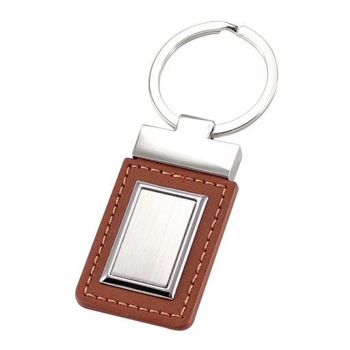 [K33-11] Llavero Metal Eco-Cuero Excelsior -[K33]d