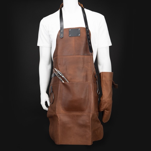 Set Asador De Gamuza De Búfalo -[H71]d