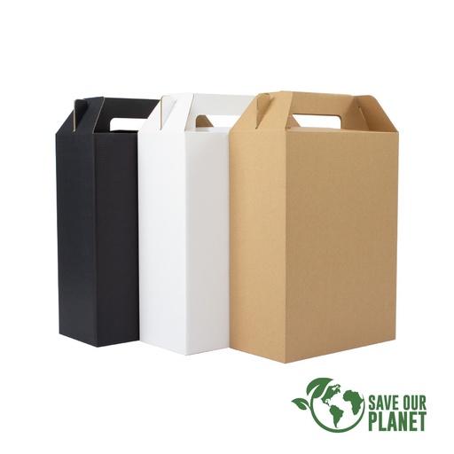 [F29] Caja Autoarmable Con Asas, 26X35X13 Cm -[F29]d