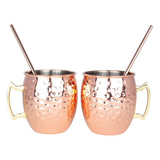 [M48-44] Set "Moscow Mule" Encobrizado 500CC. C/U -[M48]d