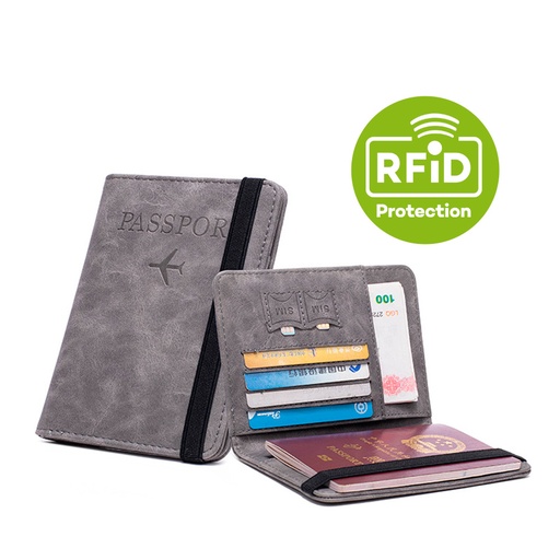 [B23-07] Billetera Porta-Pasaporte "ORLY" -[B23]d