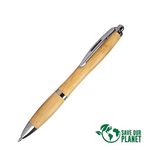 [B65-11] Bolígrafo Ecológico De Bamboo "WIND" -[B65]d