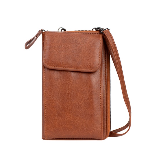 [B74-10] Porta-Documentos Y Celular De Eco-Cuero "TREVOR" 0.8L -[B74]d