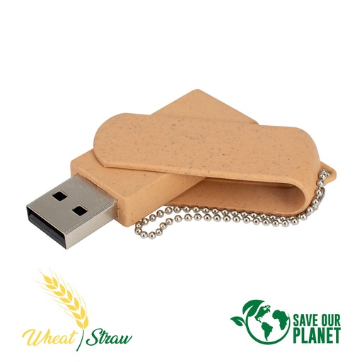 [U5-11] Usb Pendrive 16GB De Caña De Trigo -[U5]d
