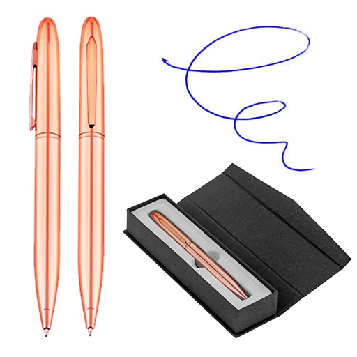 [601060186] Bolígrafo Lápiz Metálico Con Estuche L25+B Encobrizado -[601060186]b