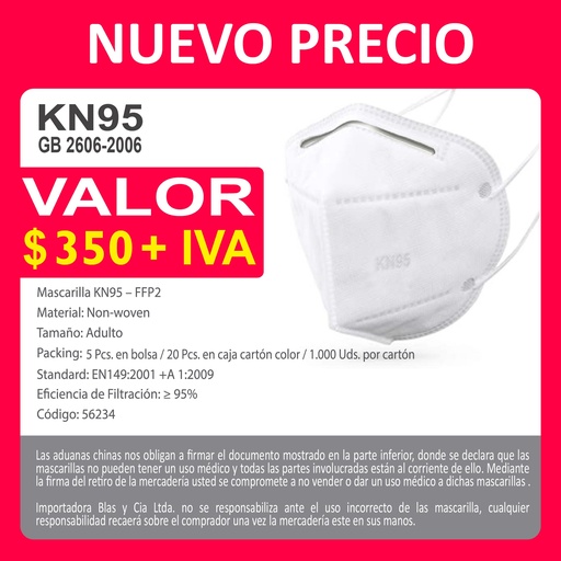 [6030200410] Mascarilla KN95 FFP2 -[6030200410]b