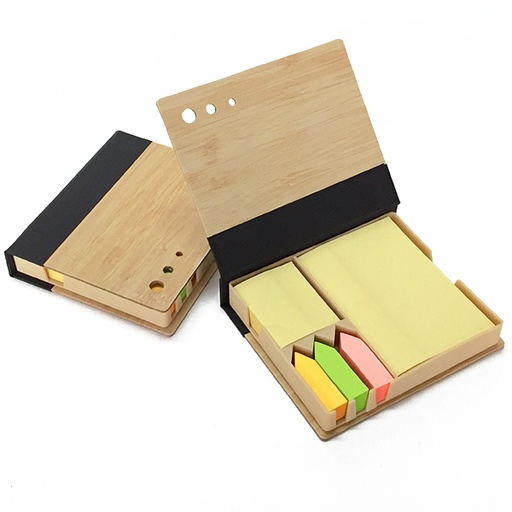 [601060710] Set Memo Set Tapa Bamboo N6 Ecologico -[601060710]b