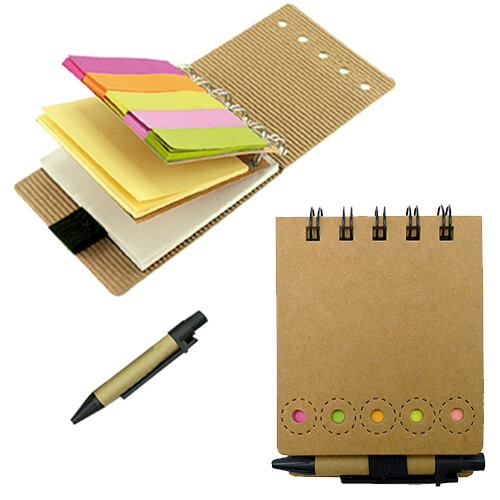 [601060701] Set Memo Set Tapa Cartón + Boligrafo N1 -[601060701]b