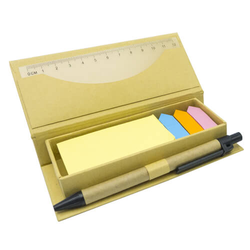 [601060703] Set Memo Set Tapa Cartón + Boligrafo N3 -[601060703]b