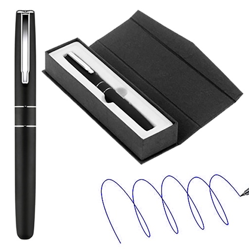 [601060181] Bolígrafo Roller Metálico Engomado Con Estuche B50 -[601060181]b