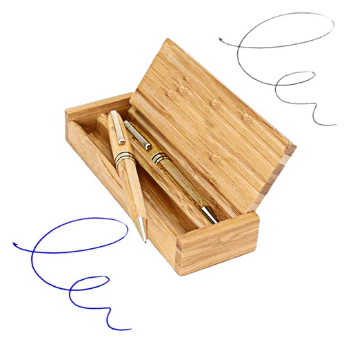 [601060015] Set Bolígrafo Portaminas Bamboo B7 -[601060015]b