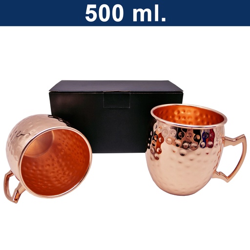 [601063360] Set De 2 Mugs Encobrizado Martillados M76 -[601063360]b
