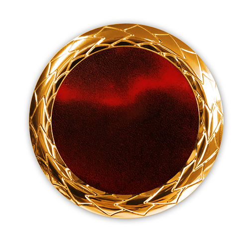 [AP9] Placa AP9 - Dorado Rojo -[AP09ORO]b