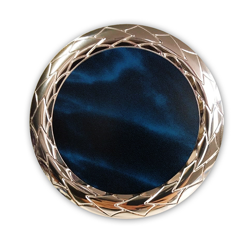 [AP9] Placa AP9 - Plateado Azul -[AP09PLATA]b