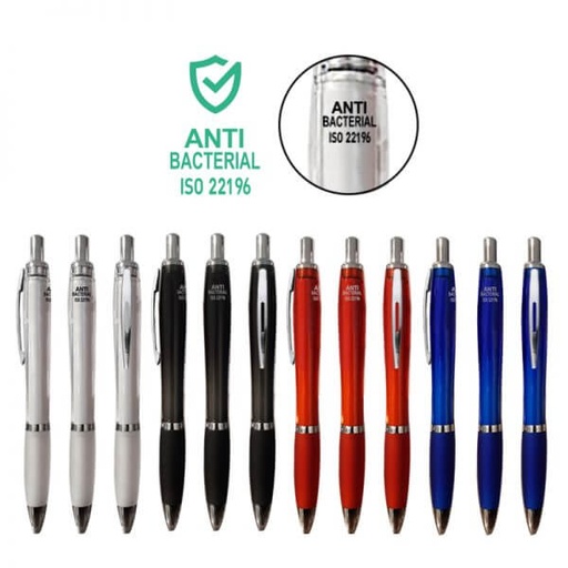 [CO20] Bolígrafo Lápiz Plástico Anti-Bacterial -[CO20]b