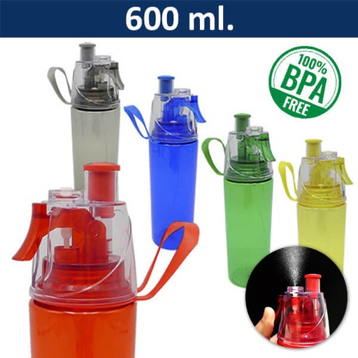 [M21] Botella Plástica Con Rociador -[M21]b