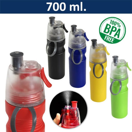 [M23] Botella Plástica Con Rociador -[M23]b
