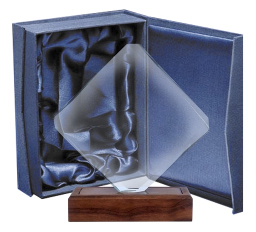 [BLAS52] Galvano Cristal Base De Madera Blas 52 -[CRISTALBLAS52]b