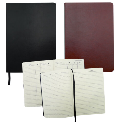 [N44] Cuaderno - Libreta - Agenda Tapa Símil Cuero -[N44]b