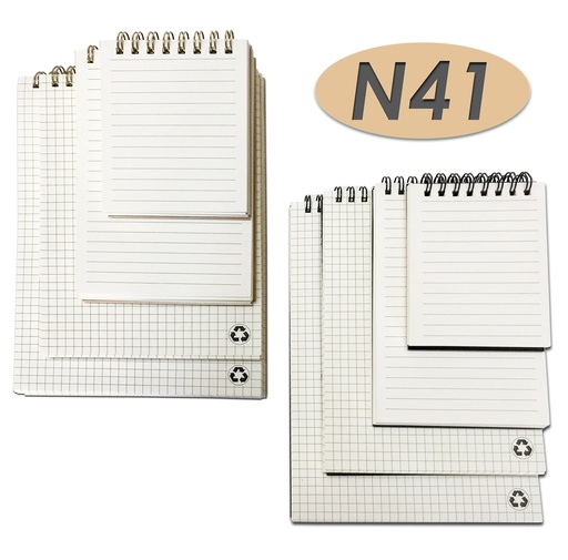 [N41] Cuaderno - Libreta Tapa Cartón -[N41]b