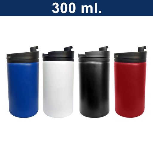 Mug Tazón Acero Inoxidable / Plástico -[M14]b