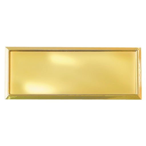 Placa Aluminio Dorado -[ALUMINIODORADA]b