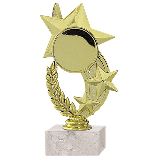 [RP-8909] Trofeo Plástico Estrella Curva -[RP8909]b
