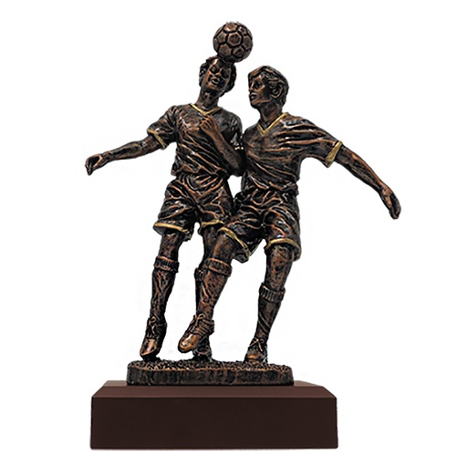 [2 Fut Cobre (20-24-27 cm.)] Trofeo Resina 2 Fut Encobrizado -[2FUTCOBRE]b