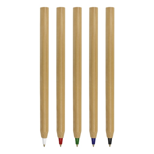[BP298-03TA] Boligrafo De Bambú "VERYWOOD" Tinta Azul -[BP298-TA]c