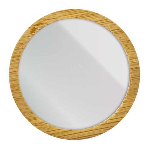 [T595-00] Espejo De Bambú Circular ¨bella¨ -[T595]c