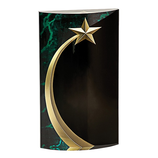 [591089449] Trofeo Acrílico Láser Estrella Sku 14 Verde -[591089449]b