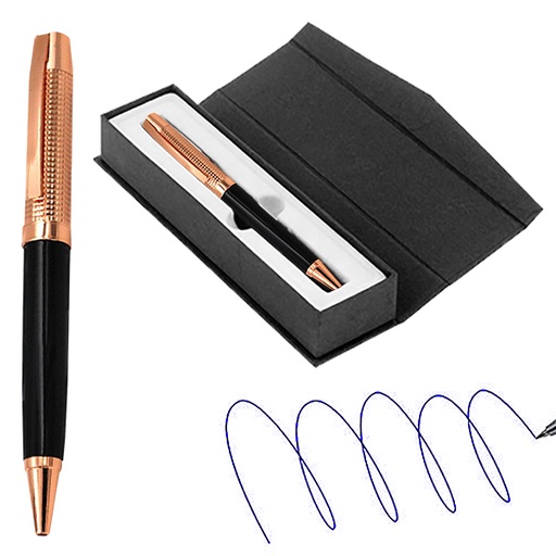 [601060191] Bolígrafo Lápiz Metálico Con Estuche L75+B Encobrizado Negro -[601060191]b