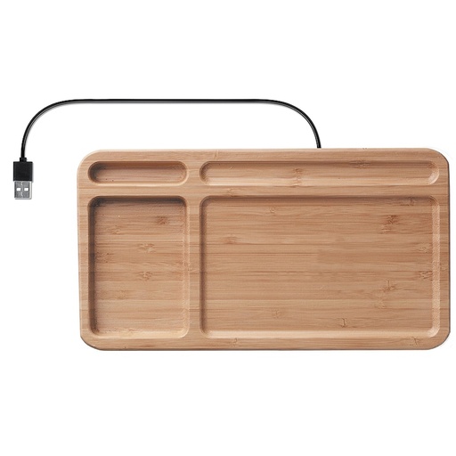 [601054390] Cargador Bamboo Inalámbrico Escritorio T70 -[601054390]b