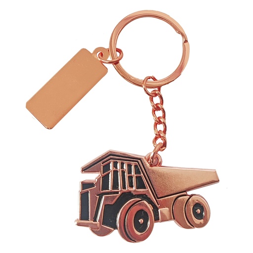 [601055383] Llavero Metálico Camion Minero K58 Encobrizado -[601055383]b