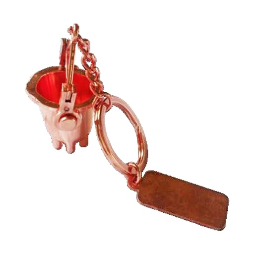 [601055456] Llavero Metálico Olla Fundición K90 Encobrizado -[601055456]b