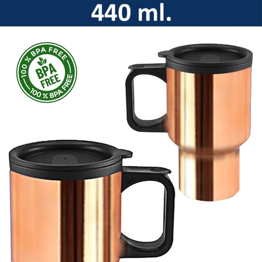 [601063290] Mug Tazón Acero Inoxidable / Plástico Pvc M58 Encobrizado -[601063290]b