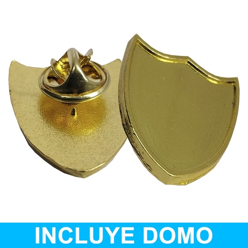 [591080124] Piocha Con Domo Broche Escudo Dorado ESC1 (Pins) -[591080124]b