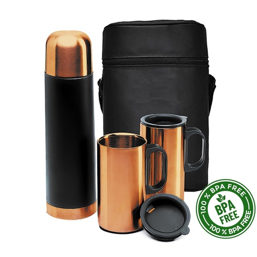 [601063359] Set Botella Acero Inoxidable Térmica + Mugs M74 Encobrizado -[601063359]b
