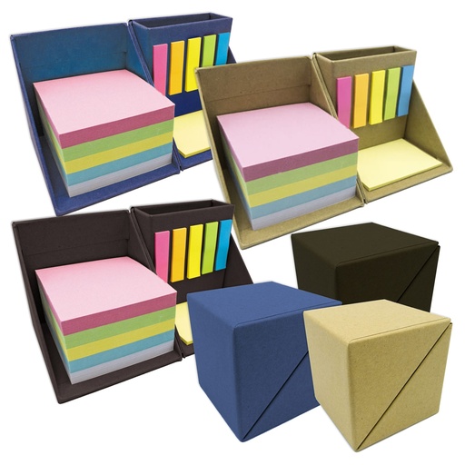 Memo Set Cubo Cartón -[N4]b