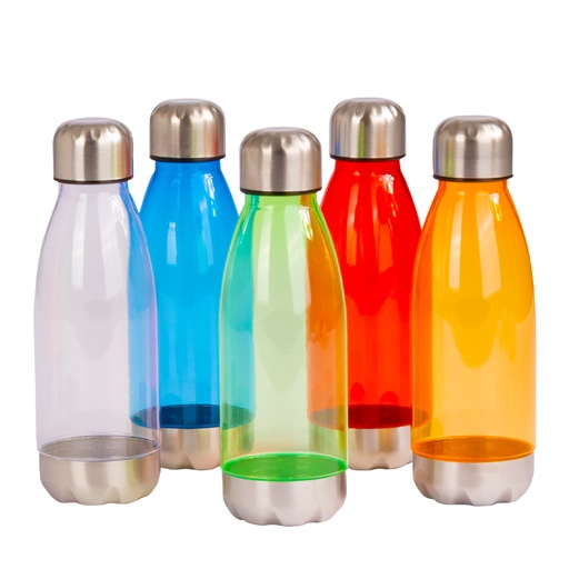 [M15] Botella Plástica Tapa Acero Inoxidable "AS" 500CC -[M15]d