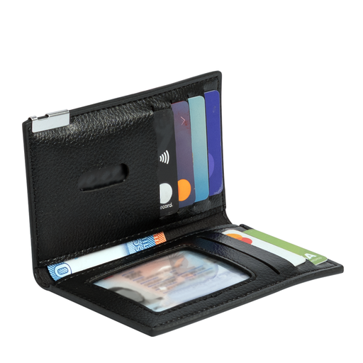Porta-Tarjetas Vertical De Eco-Cuero "LICENSE" -[B73]d