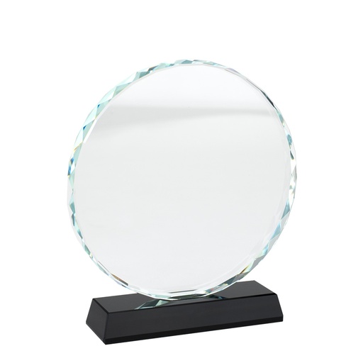 Trofeo Galvano De Cristal "Prisma" -[A76]d
