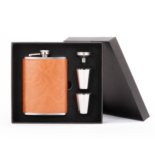 Set Petaca + Vasitos "OXFORD" -[W29]d