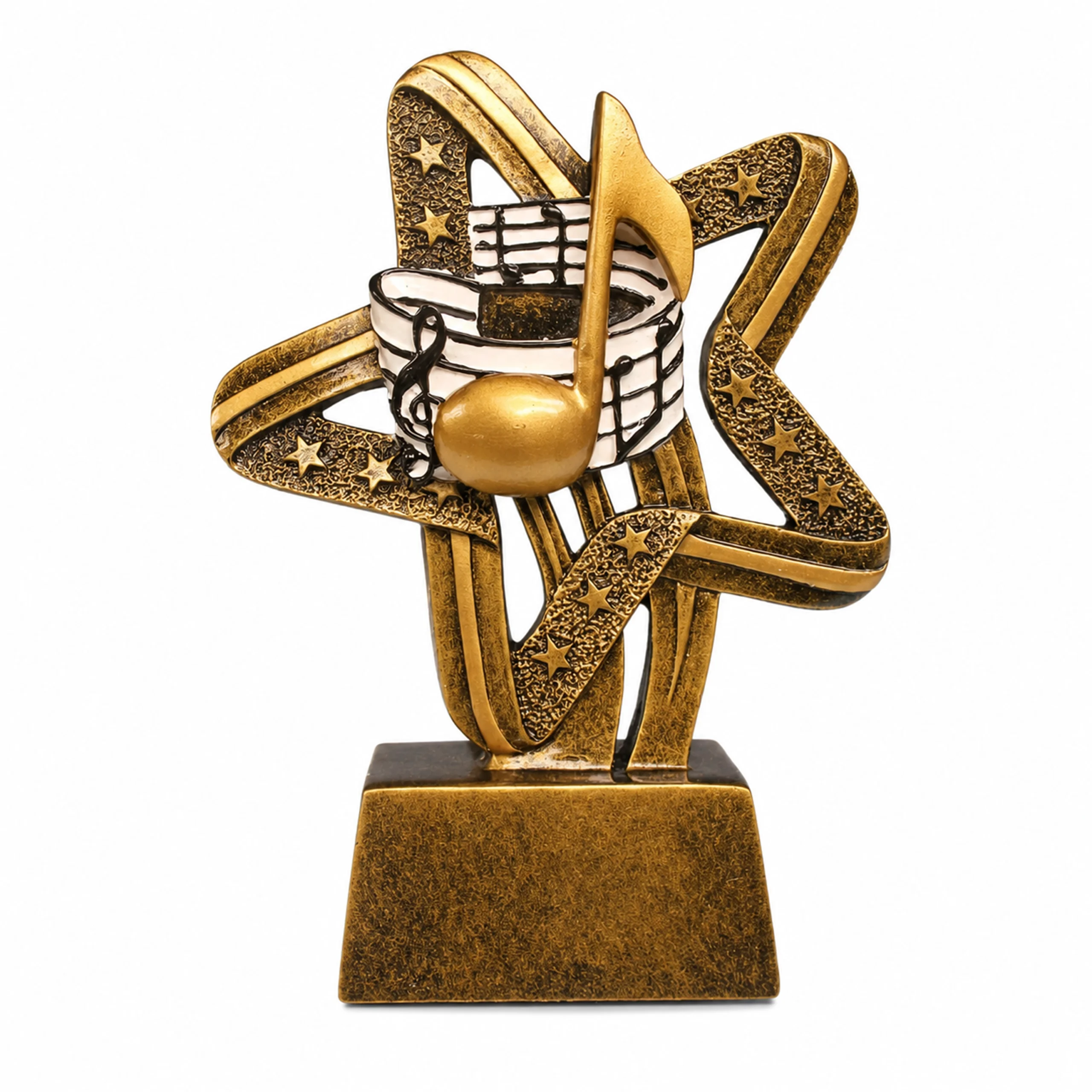 [591039309] Trofeo Resina Nota Musical Estrella Mic 30 -[591039309]b