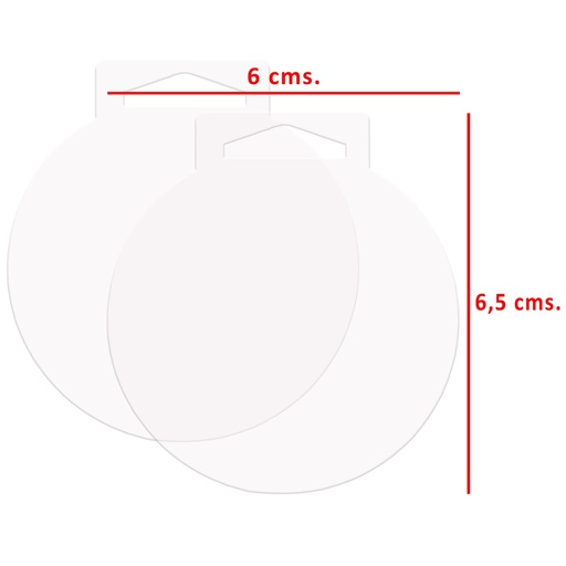 [591074100] Medalla Acrílico Md 150 Transparente -[591074100]b